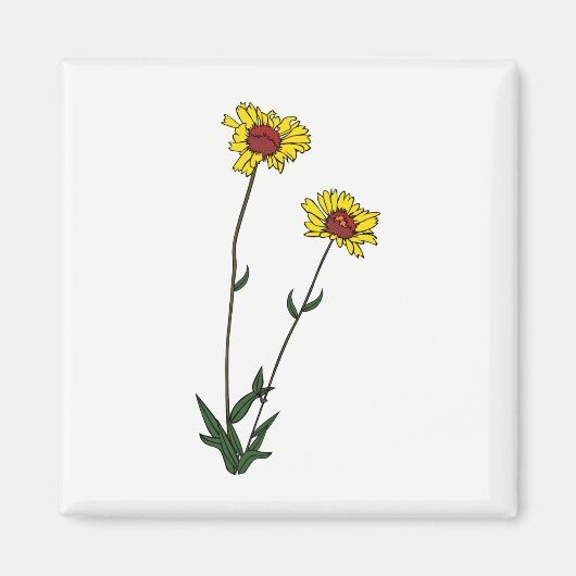 Bloem Magneet (Voorkant)