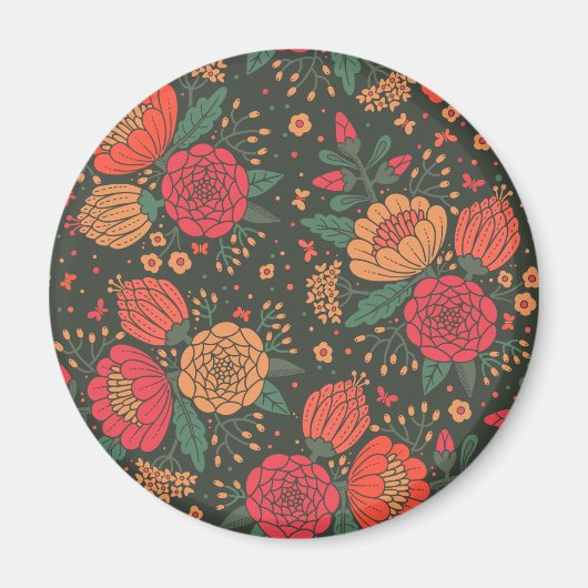 bloem magneet (Voorkant)