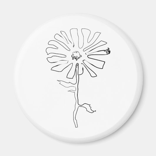 bloem magneet (Voorkant)