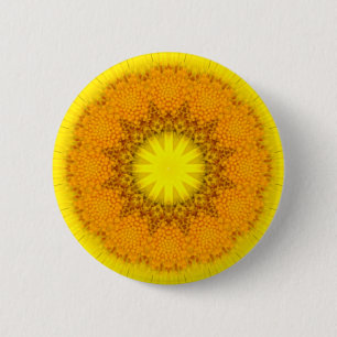 Bloem Mandala 02 Ronde Button 5,7 Cm
