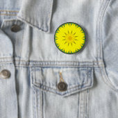 Bloem Mandala 03 Ronde Button 5,7 Cm (In situ)