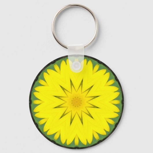 Bloem Mandala 03 Sleutelhanger (Voorkant)