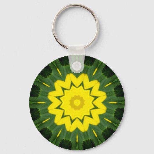 Bloem Mandala 06 Sleutelhanger (Voorkant)