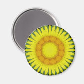 Bloem Mandala 09 Magneet (Voorkant / Achterkant)