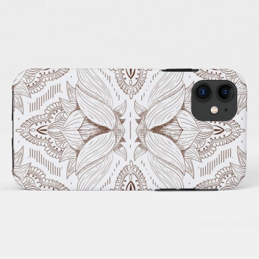 Bloem Mandala 1 Case-Mate iPhone Case (Achterkant (horizontaal))