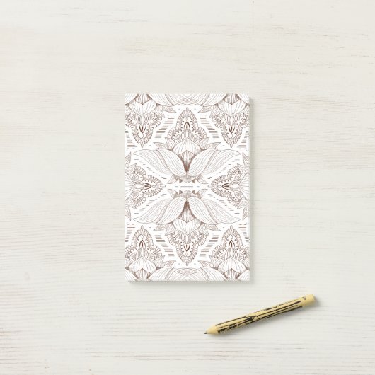 Bloem Mandala 1 Post-it® Notes (Op bureau)