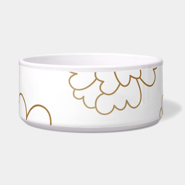 Bloem Mandala 2 Voerbakje (Voorkant)