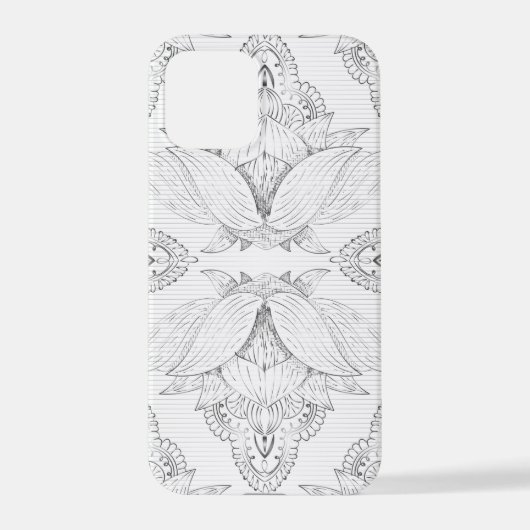 Bloem Mandala 3 iPhone Hoesje (Achterkant)