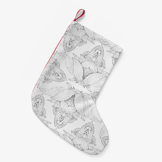 Bloem Mandala 3 Kleine Kerstsok (Voorkant (Hangend))