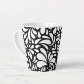Bloem Mandala 3 Latte Mok (Linkerhoek)