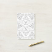 Bloem Mandala 3 Post-it® Notes (Op bureau)