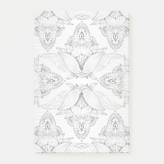 Bloem Mandala 3 Post-it® Notes (Voorkant)