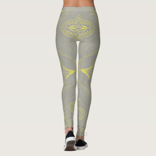 Bloem Mandala 4 Leggings (Achterkant)