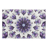 Bloem Mandala Abstract Kaleidoscopisch Patroon Kussensloop (Achterkant)