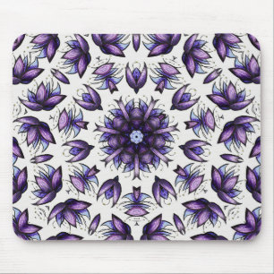 Bloem Mandala Abstract Kaleidoscopisch Patroon Muismat