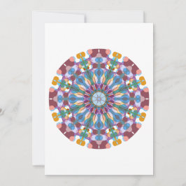 Bloem Mandala Bedankkaart