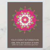 Bloem Mandala Flyer (Voorkant)