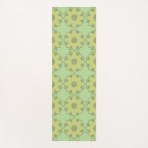 Bloem Mandala Groen en Geel