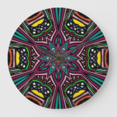 bloem Mandala Grote Klok (Voorkant)