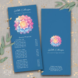 Bloem Mandala Holistische Gezondheid Wellness Prij Reclamekaart