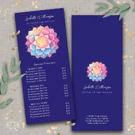 Bloem Mandala Holistische Gezondheid Wellness Prij Reclamekaart