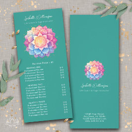 Bloem Mandala Holistische Gezondheid Wellness Prij Reclamekaart