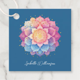 Bloem Mandala Holistische Gezondheid Wellness Ther Bedankjes Labels