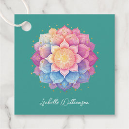Bloem Mandala Holistische Gezondheid Wellness Ther Bedankjes Labels