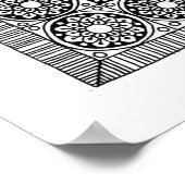 Bloem Mandala II Poster (Hoek)