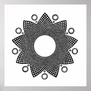 Bloem Mandala III Poster