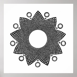 Bloem Mandala III Poster