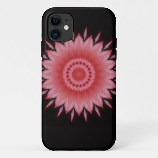 Bloem Mandala in roze Case-Mate iPhone Case (Achterkant)