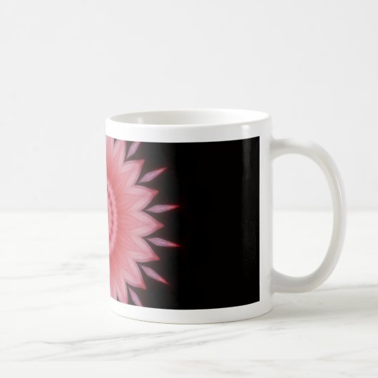 Bloem Mandala in roze Koffiemok (Rechts)