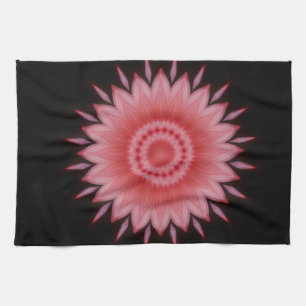 Bloem Mandala in roze Theedoek