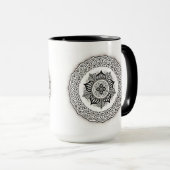 Bloem Mandala Mok (Voorkant rechts)