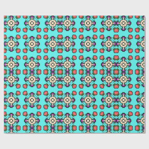 Bloem Mandala Naadloos Patroon Cadeaupapier