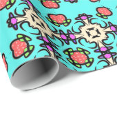 Bloem Mandala Naadloos Patroon Cadeaupapier (Rol Hoek)