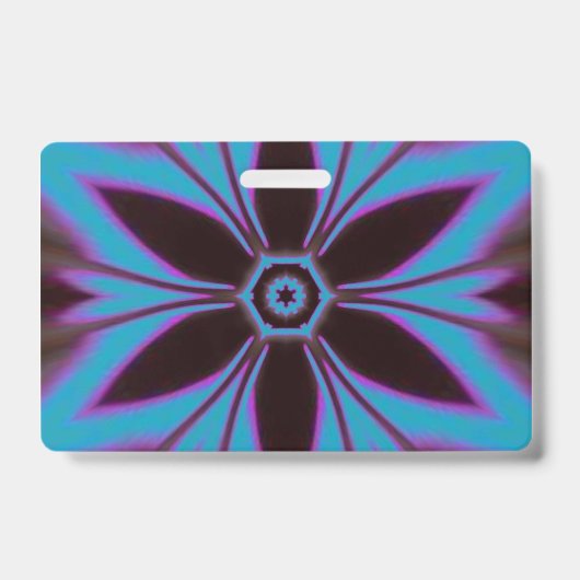 Bloem mandala ontwerp badge (Voorzijde)