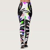 Bloem mandala ontwerp leggings (Achterkant)