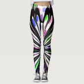 Bloem mandala ontwerp leggings (Voorkant)
