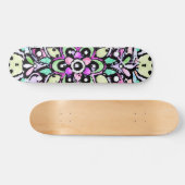 Bloem mandala ontwerp persoonlijk skateboard (Horizontaal)