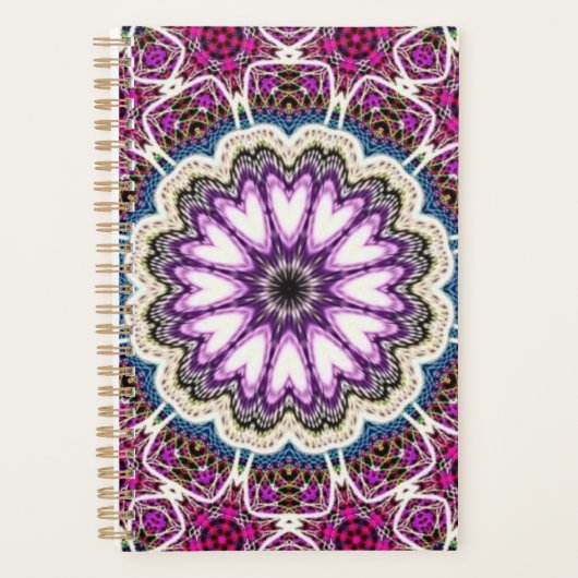 Bloem mandala ontwerp planner (Voorkant)