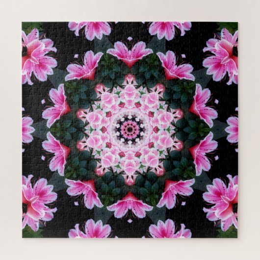 Bloem Mandala puzzel (Verticaal)