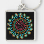 Bloem Mandala Sleutelhanger (Voorkant)