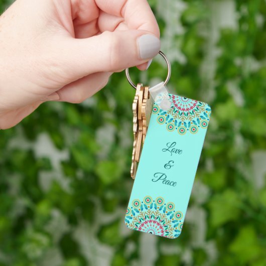 Bloem Mandala Sleutelhanger (Hand)