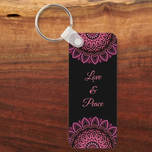 Bloem Mandala Sleutelhanger (Voorkant)