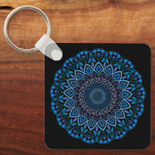 Bloem Mandala Sleutelhanger (Voorkant)