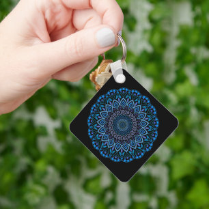 Bloem Mandala Sleutelhanger