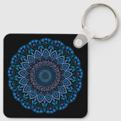 Bloem Mandala Sleutelhanger (Achterkant)