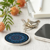Bloem Mandala Sleutelhanger (Zijkant)